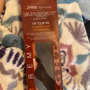 Brand new espresso real human hair extensions.
